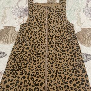 Leopard Print Mini Dress